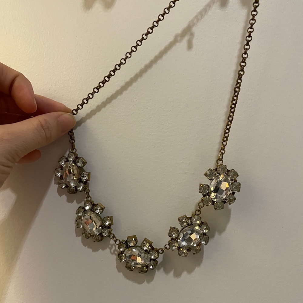 Crystal statement necklace